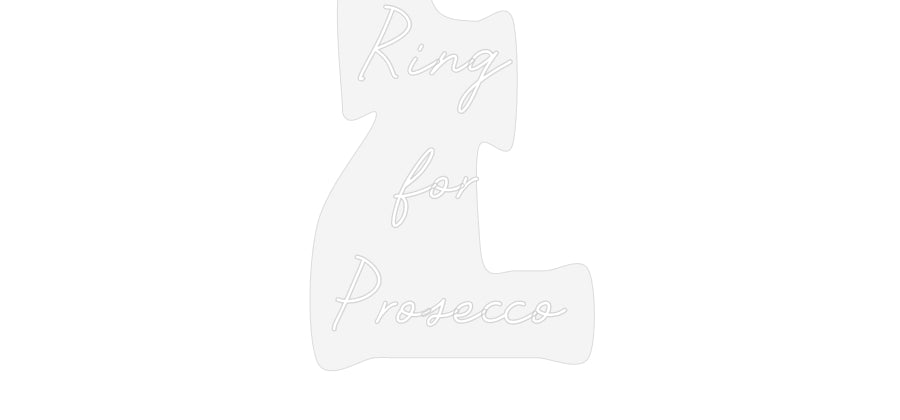 Scritta neon personalizzata Ring
for
...