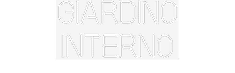 Scritta neon personalizzata Giardino
int...