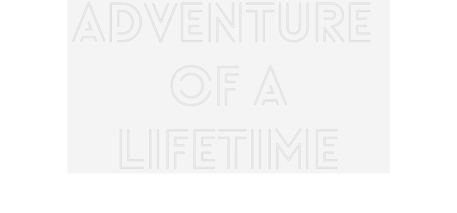 Scritta neon personalizzata Adventure
o...