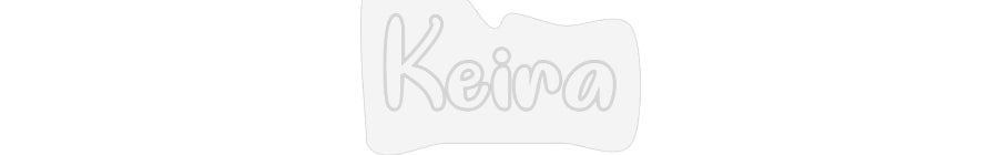 Scritta neon personalizzata Keira