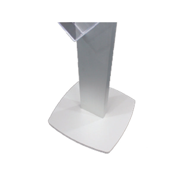 Porta brochure da terra struttura in alluminio e Plexiglass