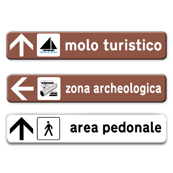 Segnale-stradale-Cartello Lamiera-Segnale pubblicitario- Forma quadrata