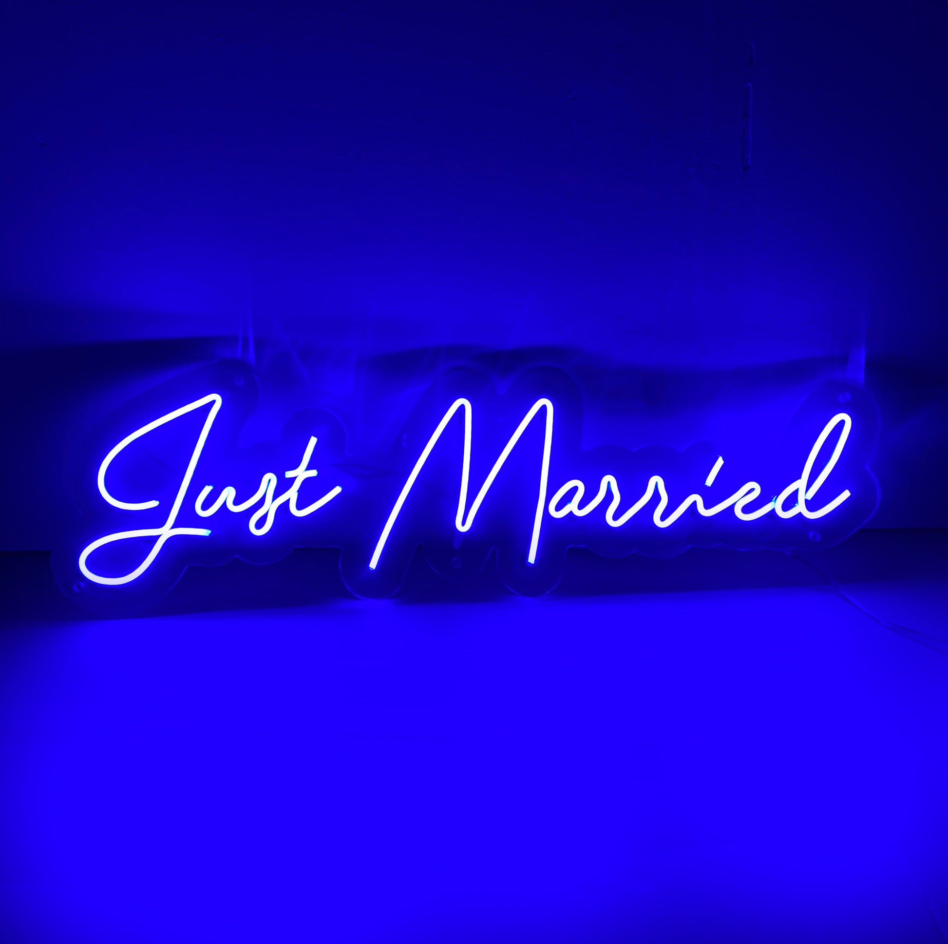 Scritta neon led - Just married
