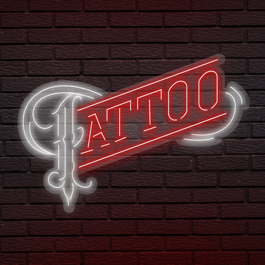 Tattoo Gotico - Insegna neon led per studio tattoo