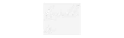 Scritta neon personalizzata Lovell
is