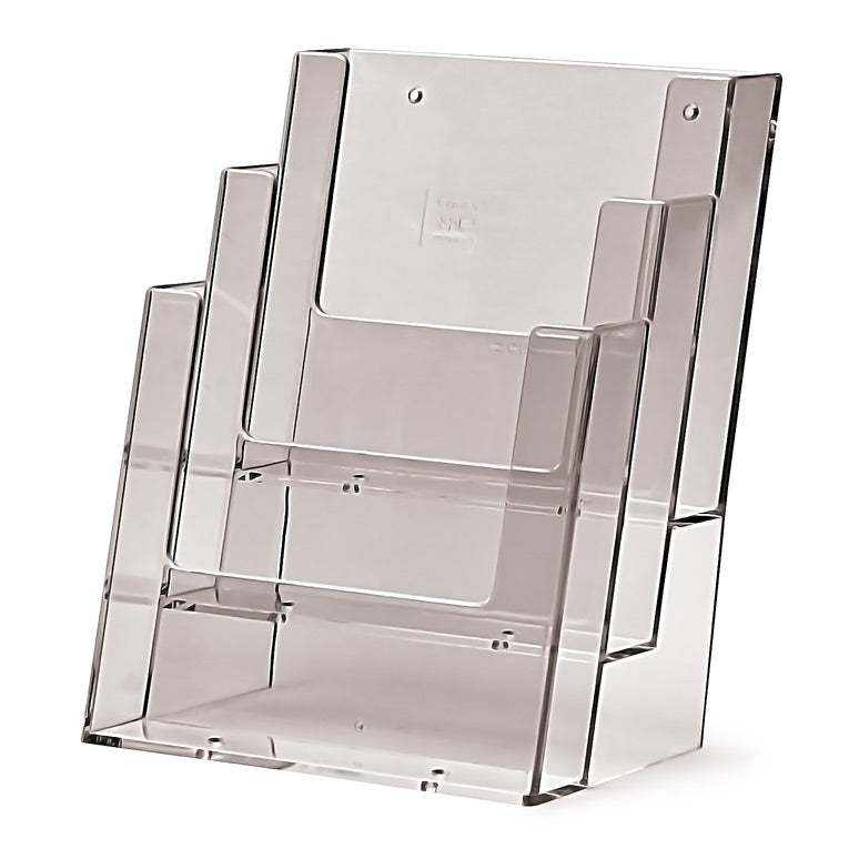 Porta Brochure in plexiglass da tavolo 3xA5