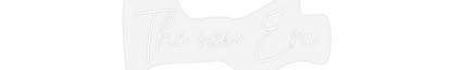 Scritta neon personalizzata The new Era