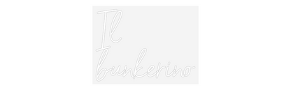 Scritta neon personalizzata Il
bunkerino
