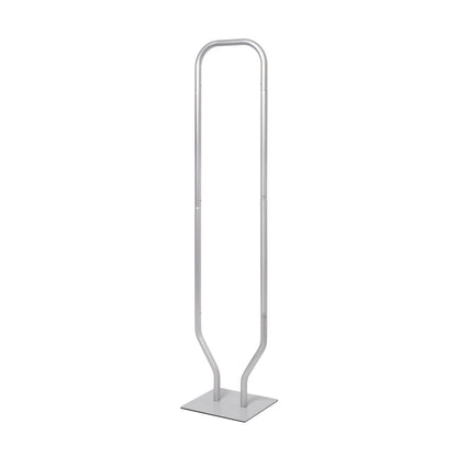 Totem pubblicitario con rivestimento in tessuto