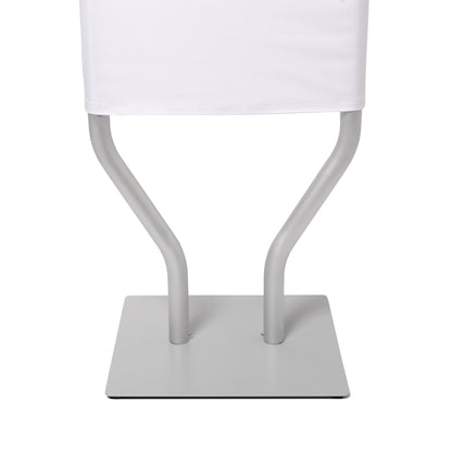Totem pubblicitario con rivestimento in tessuto