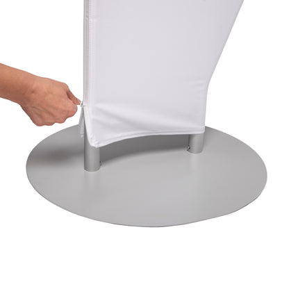 Totem in alluminio Banner Triangolare