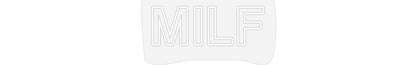 Scritta neon personalizzata MILF