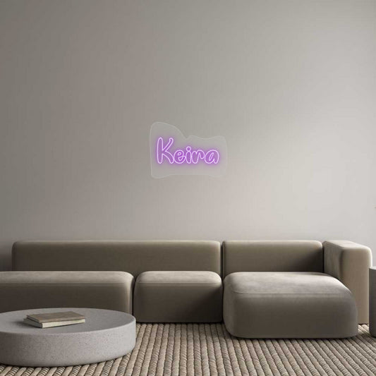 Scritta neon personalizzata Keira
