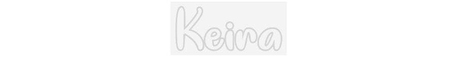 Scritta neon personalizzata Keira