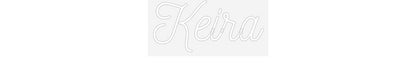 Scritta neon personalizzata Keira