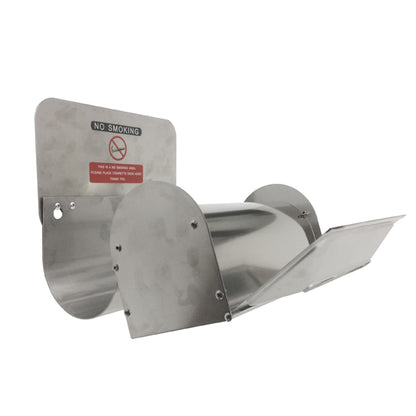 Posacenere da parete finitura acciaio Inox