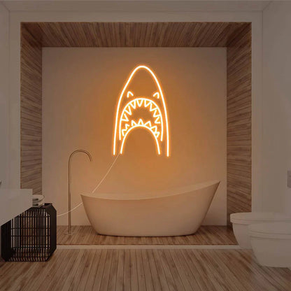 Squalo - Neon led-Neon flex-plexiglass