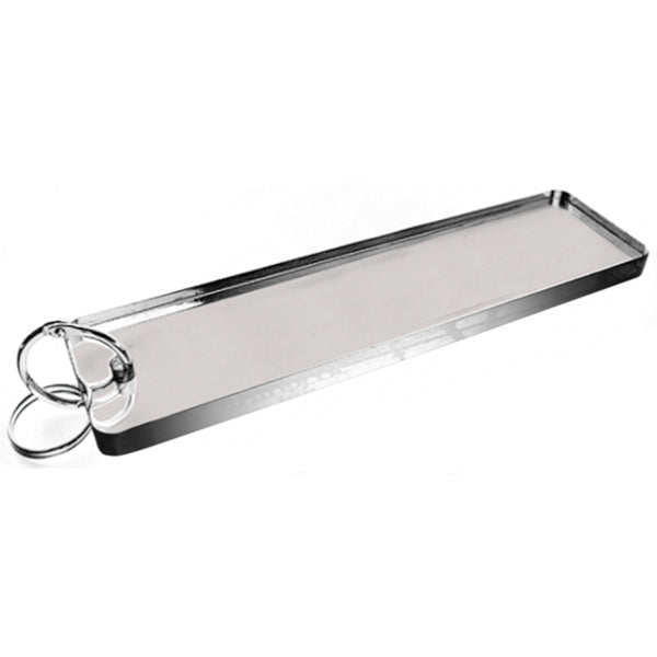 Portachiavi in plexiglass per Hotel con incisione laser - Rettangolo