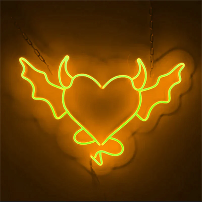 Cuore devil - Neon led