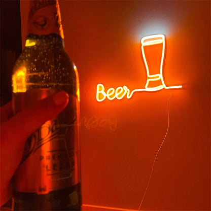 Birra neon led art 2