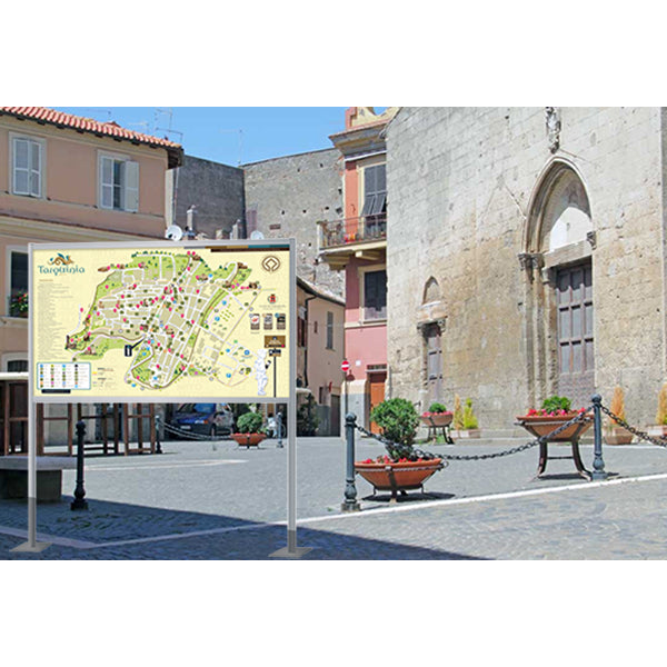 Pannello informativo per Esterni-Informazioni turistiche