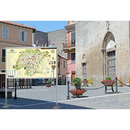 Pannello informativo per Esterni-Informazioni turistiche