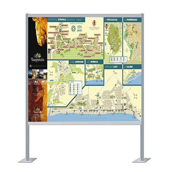 Pannello informativo per Esterni-Informazioni turistiche