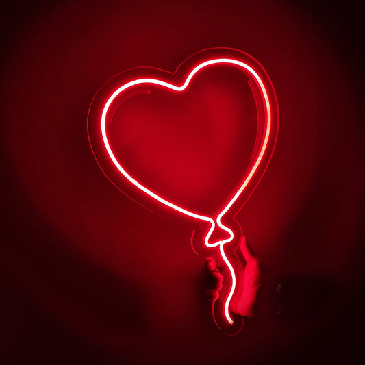 Neon led - Palloncino a cuore