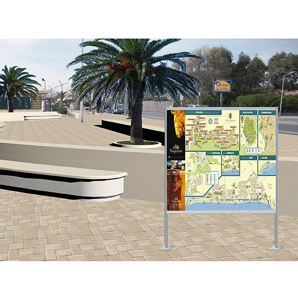 Pannello informativo per Esterni-Informazioni turistiche