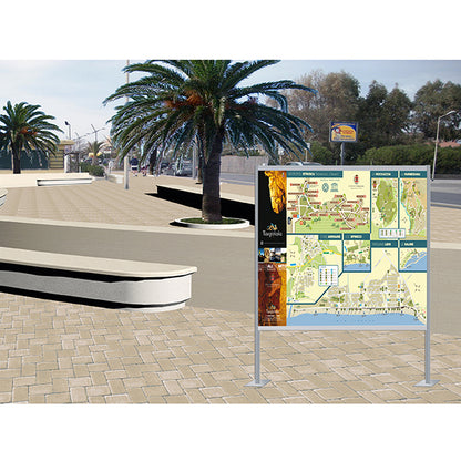 Pannello informativo per Esterni-Informazioni turistiche