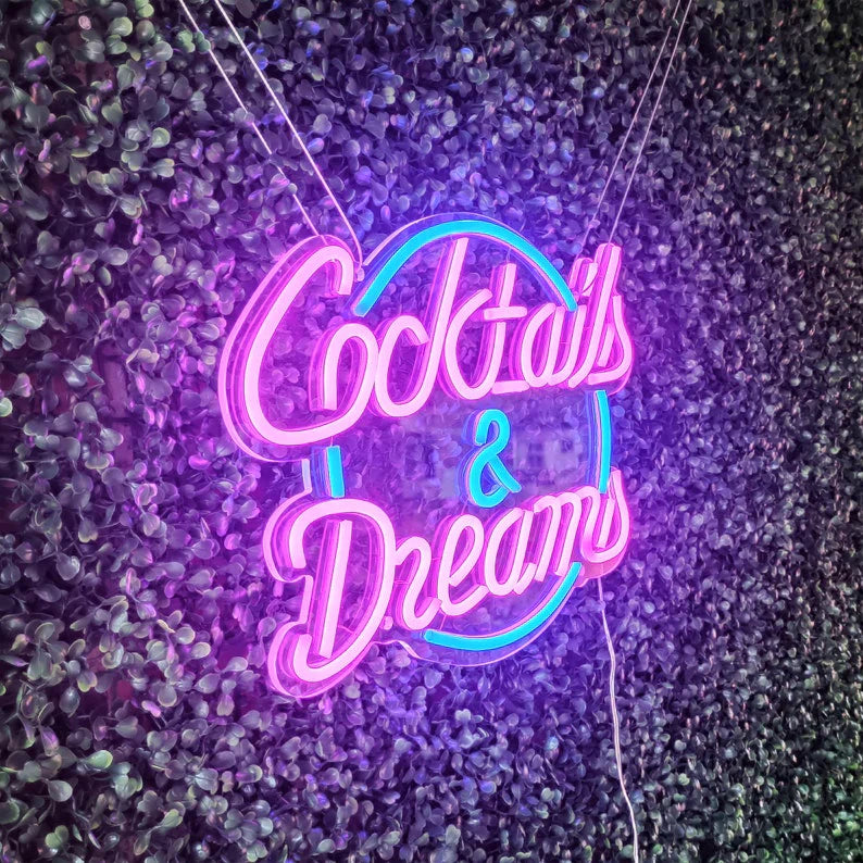 Cocktails e Dreams - Neon led