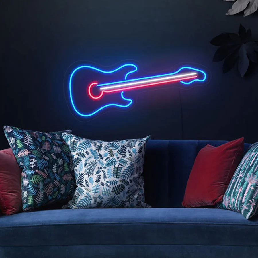 Chitarra 5 - Neon led