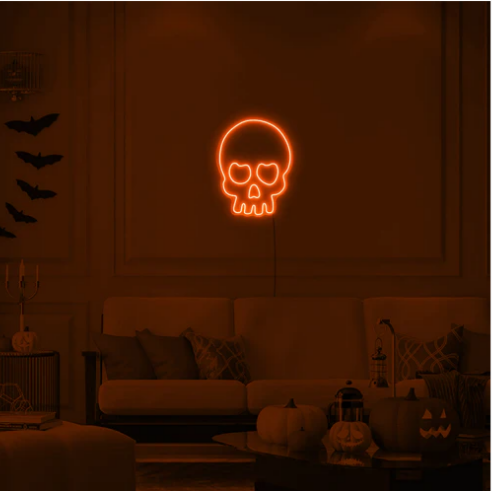 Teschio - Halloween neon led