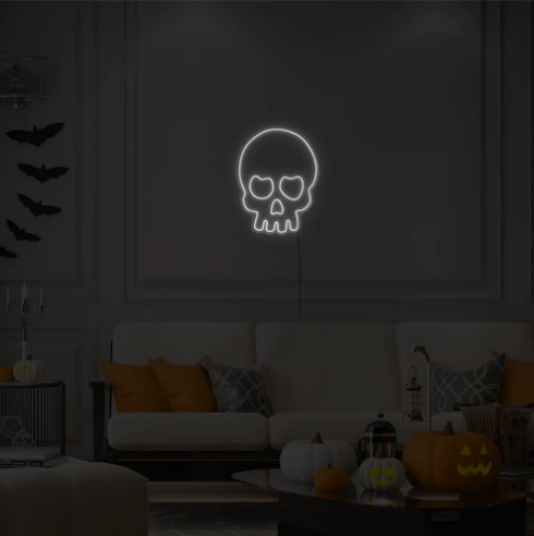 Teschio - Halloween neon led
