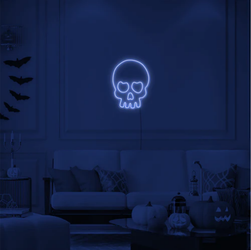 Teschio - Halloween neon led