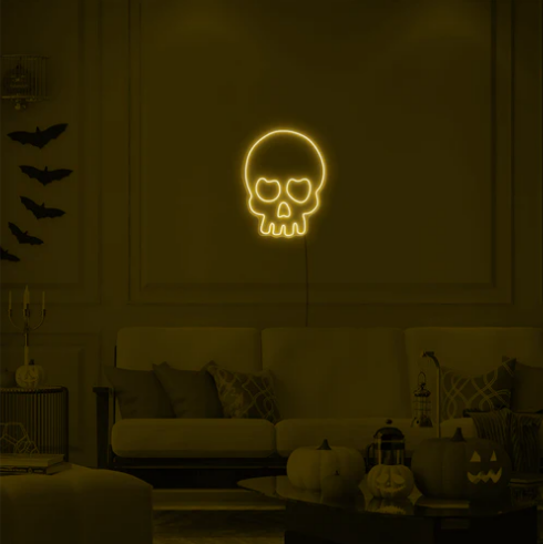Teschio - Halloween neon led