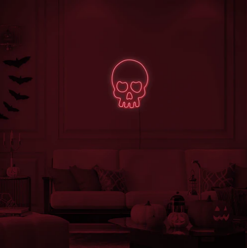 Teschio - Halloween neon led
