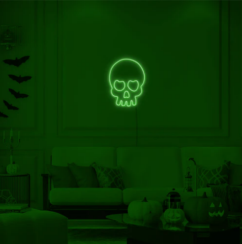 Teschio - Halloween neon led